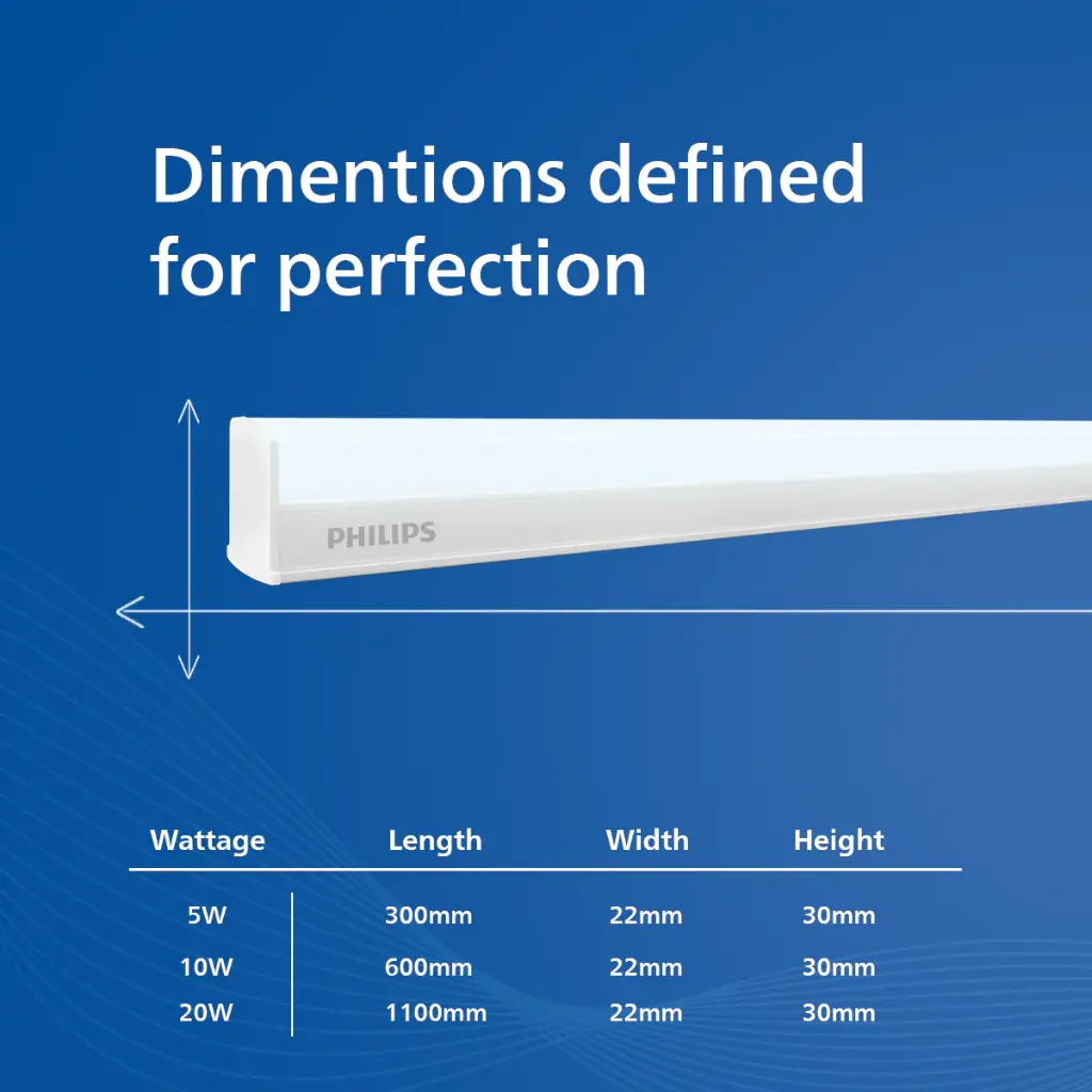 Philips Slimline Next Batten 20w White 4ft 3.webp