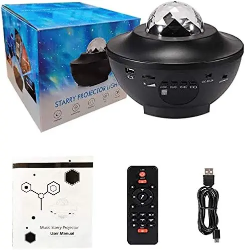 Starry Projector with Laser Light (Remote control, Bluetooth) 7.webp