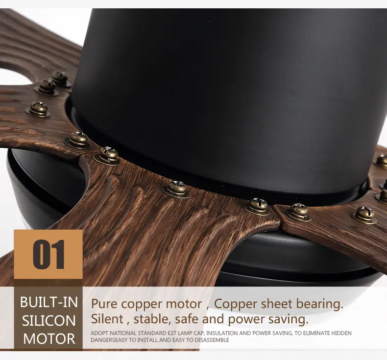 Aviator Ceiling Fan 72 With LED Light And Remote (6 Blade) 1 year Warranty 3.webp