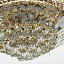 Exclusiv Crystal Chandelier Retractable Blade Ceiling Fan with Light 6.webp