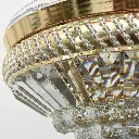 Exclusiv Crystal Chandelier Retractable Blade Ceiling Fan with Light 4.webp