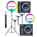 Ring Light RGB LED MJ-18 Inch with 6 Ft Stand b.webp