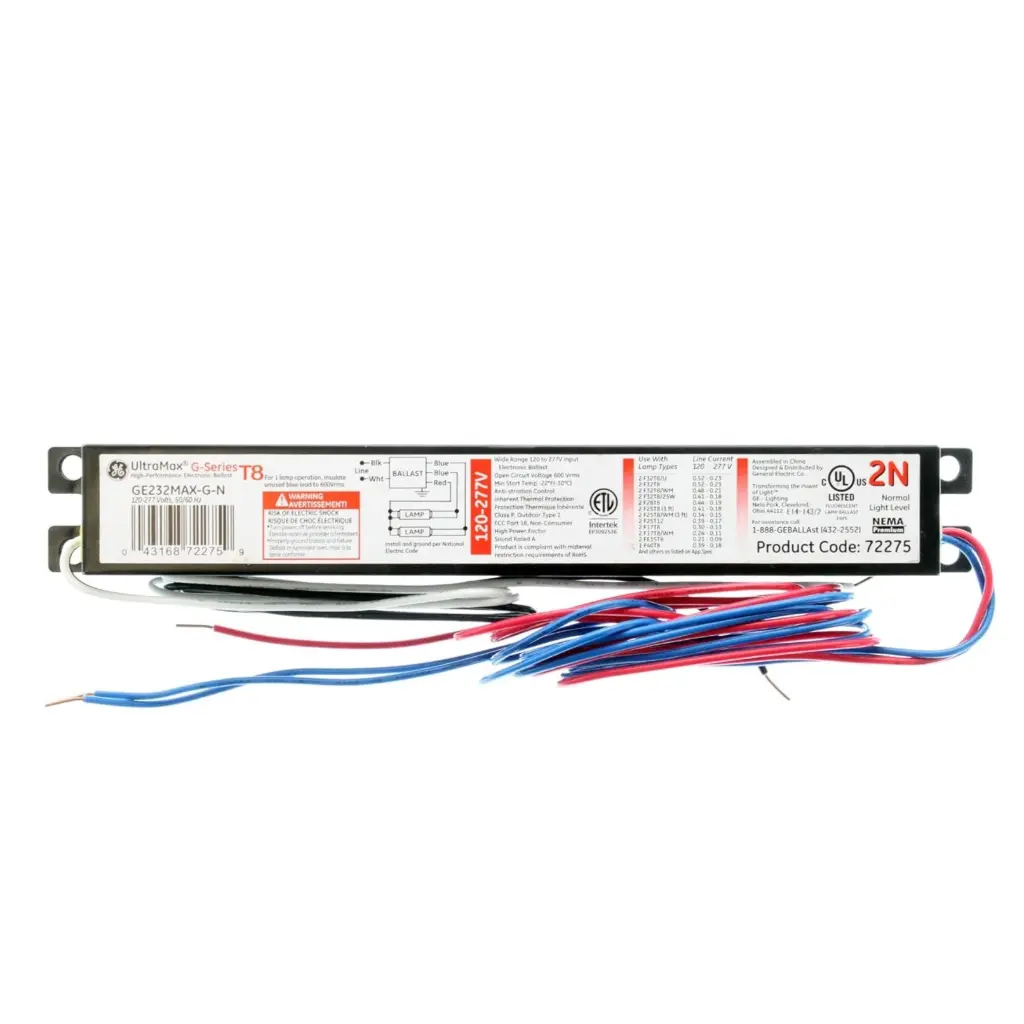 GE UltraMax G-Series T8 LED Ballast GE232MAX_G_N.webp