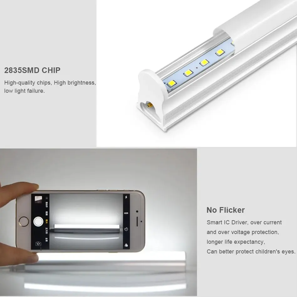 Cromx LED T5 Wall Mount Tube Light Set Flicker Free 5.webp