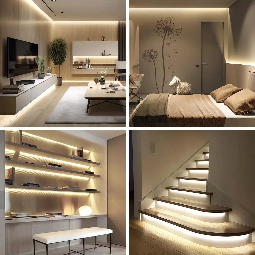 LED Strip Light 2835 12mm 180LED 3Lines Flexible Waterproof10.webp
