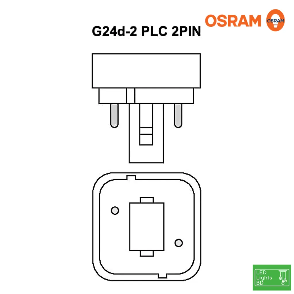 Osram 18W 865 PL-C Lamp 2pin 2.webp