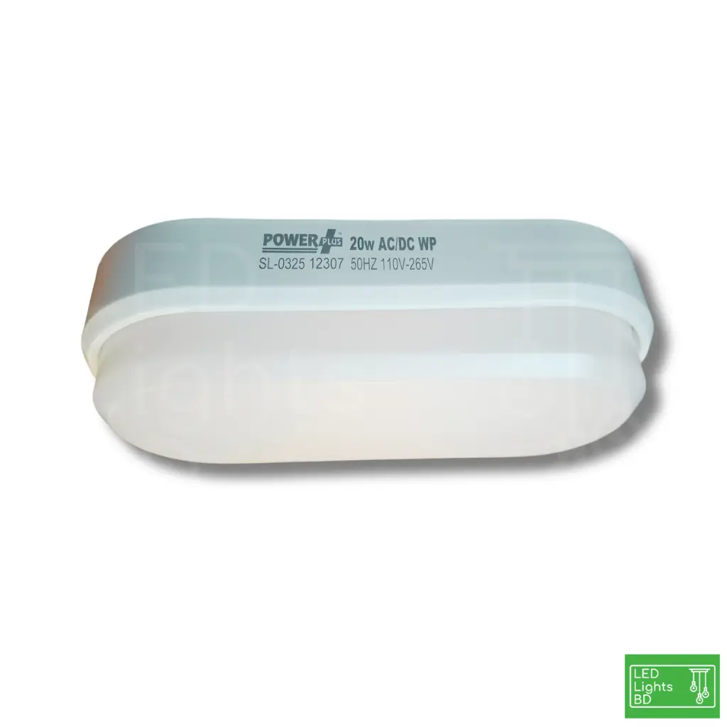 PowerPlus 20W LED AC-DC Emergency Capsule Light (Waterproof, 5-6 Hours, 1Year) 1.webp