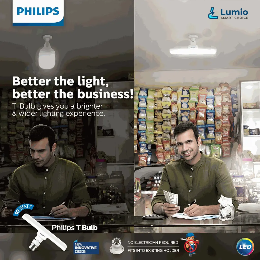Philips 10W Stellar Bright T-Bulb White 6500K 2.webp