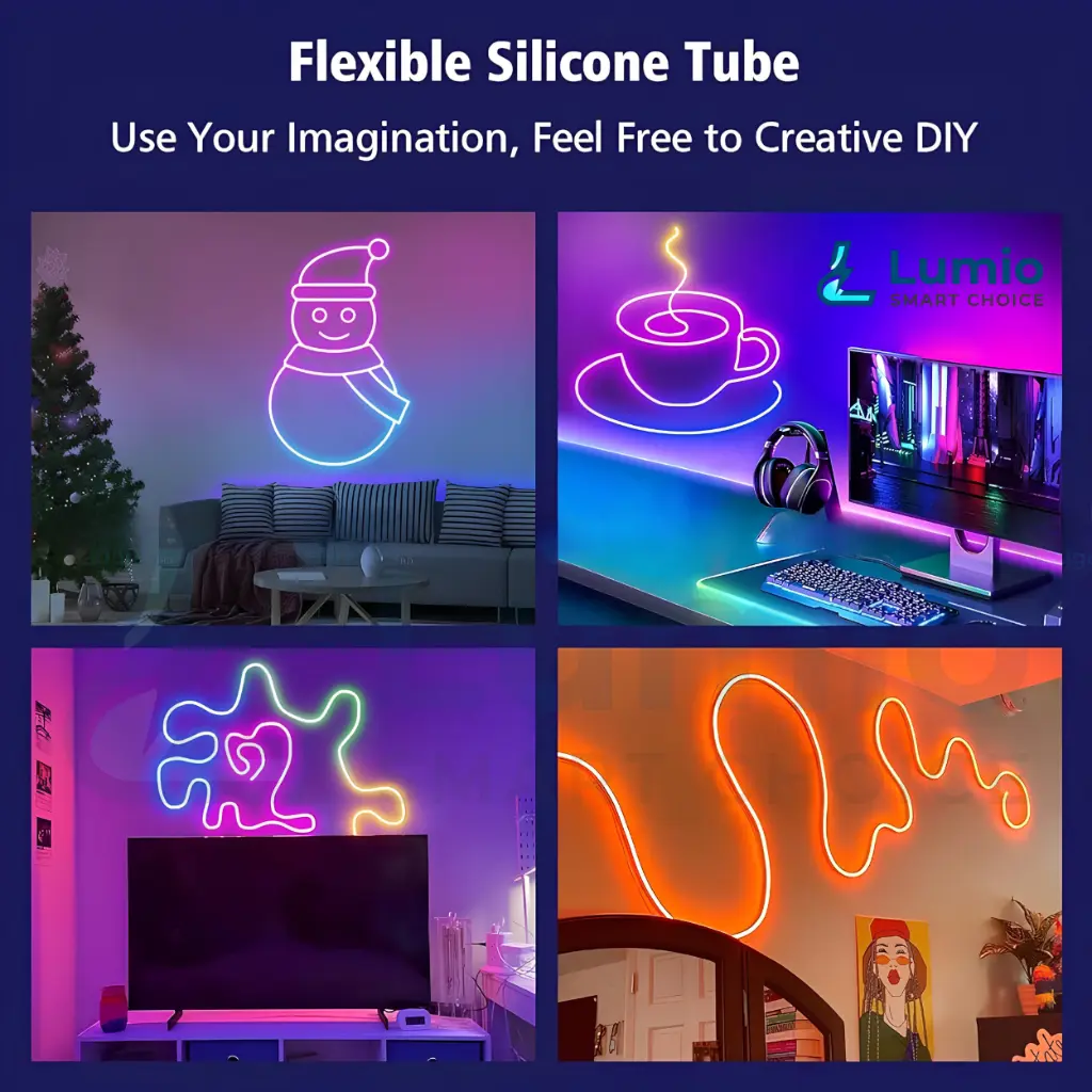 LED Neon Rope Strip Light RGB Plus IC 10 Meter USB 5V 4.webp
