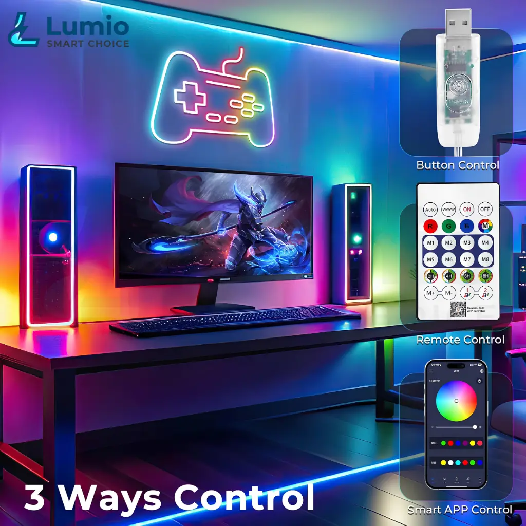 LED Neon Rope Strip Light RGB Plus IC 10 Meter USB 5V 1.webp