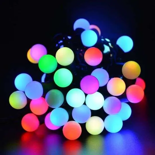RGB LED Fairy Light ( Ball Shaped, 15 ft )