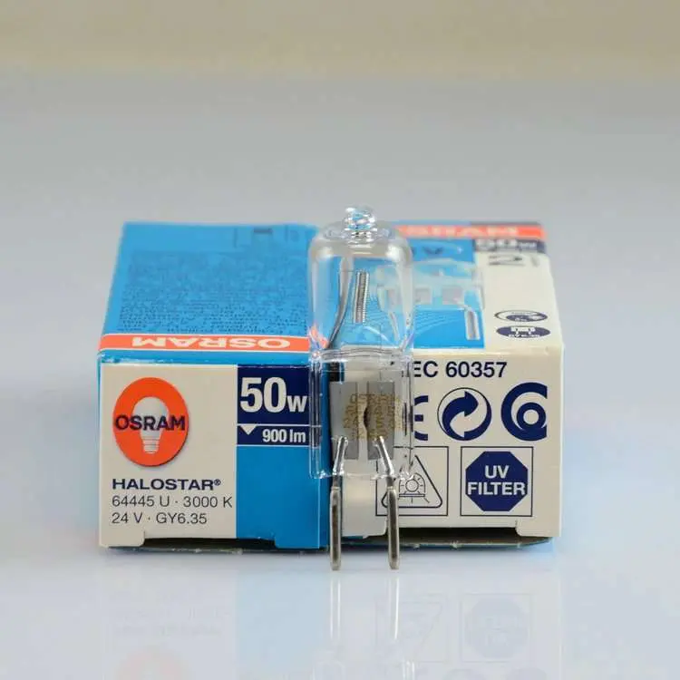 OSRAM 50W 24V G6.35 halogen capsule bulb Germany