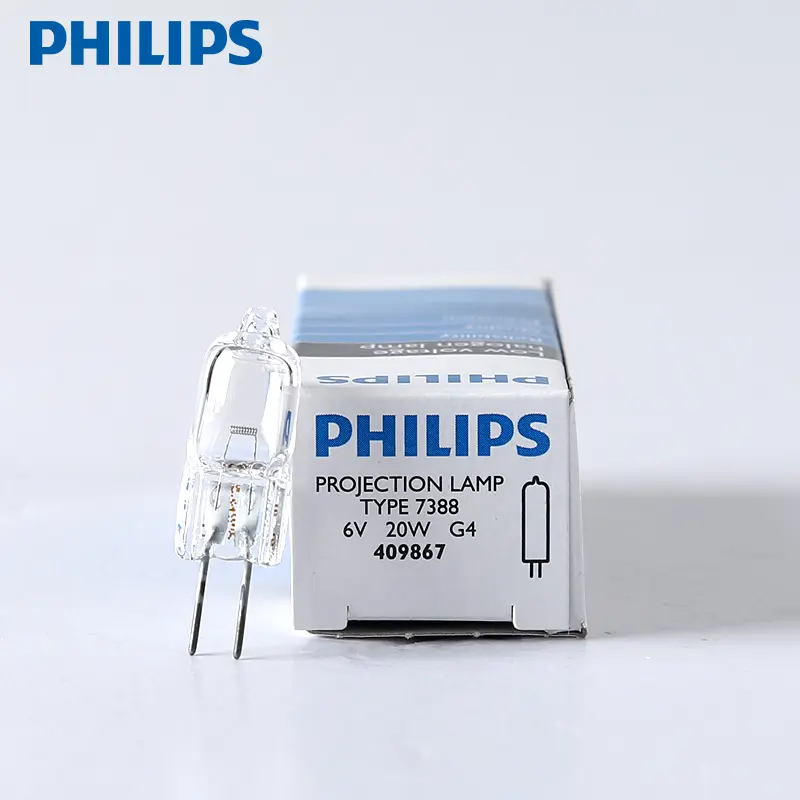 Philips 6V 20W G4 Projection Lamp 7388 Germany