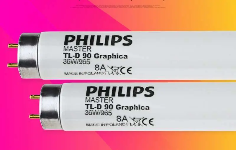 Philips D65 "TL-D 90 Graphica 36W/965" 4 ft Poland