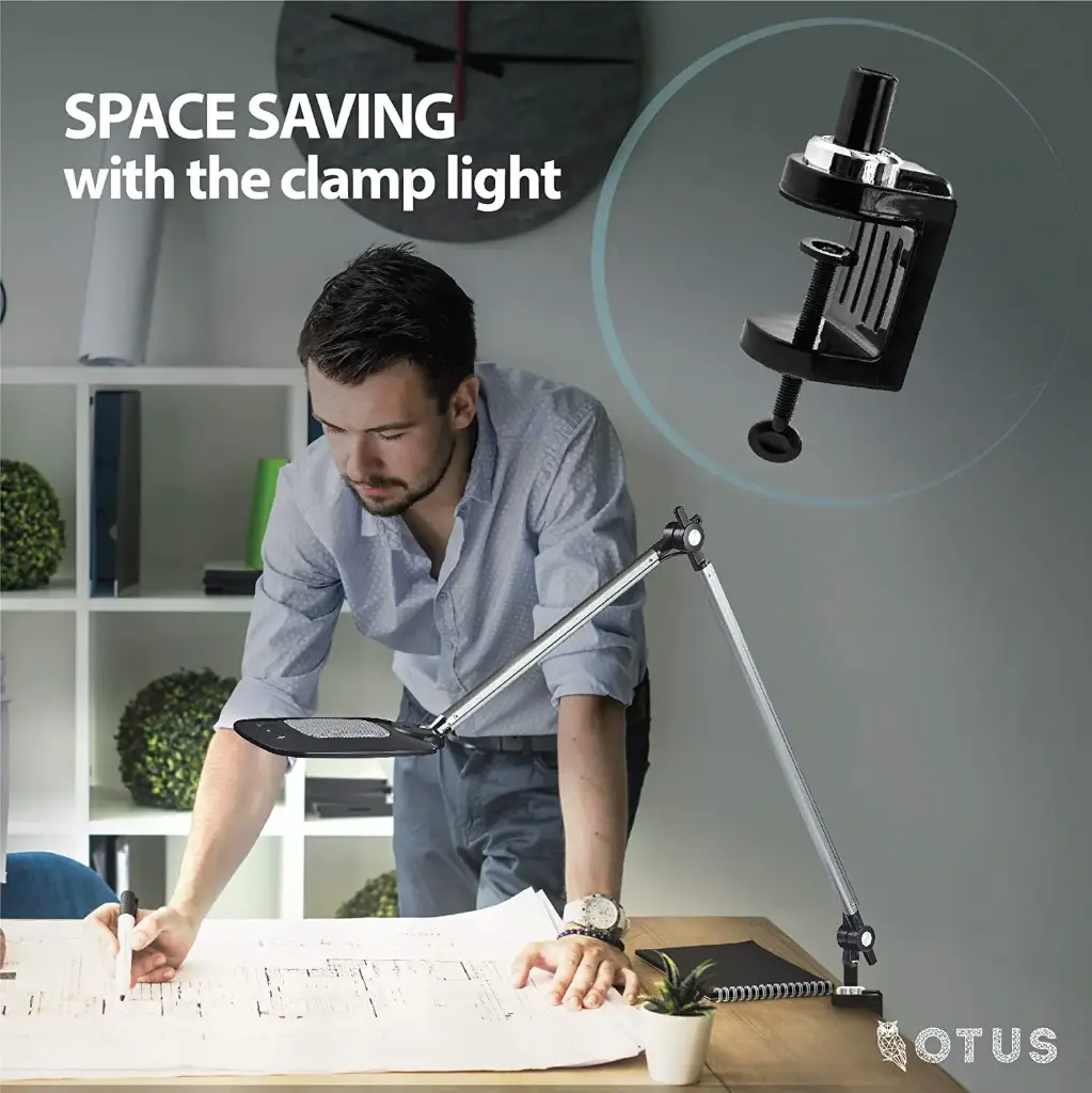 Table Lamp LED Luxury ( Clamp Type ) OTUS Architect Desk Lamp