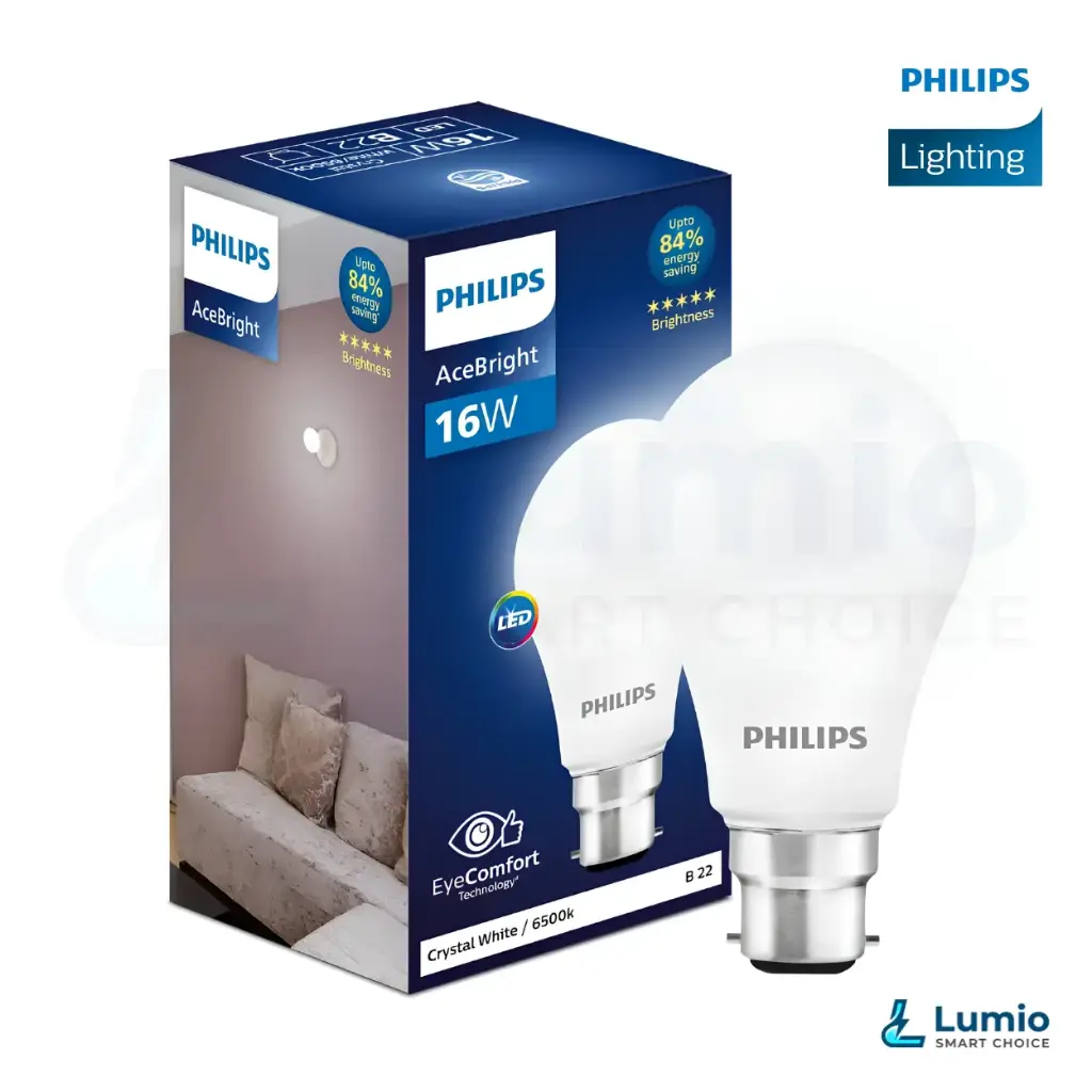 Philips 16W AceBright LED Bulb White 6500K