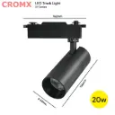Cromx LED Track Light 20W Alumin Body