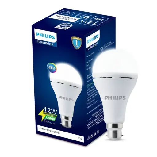 Philips 12W LED Emergency AC-DC Bulb White Pin Type