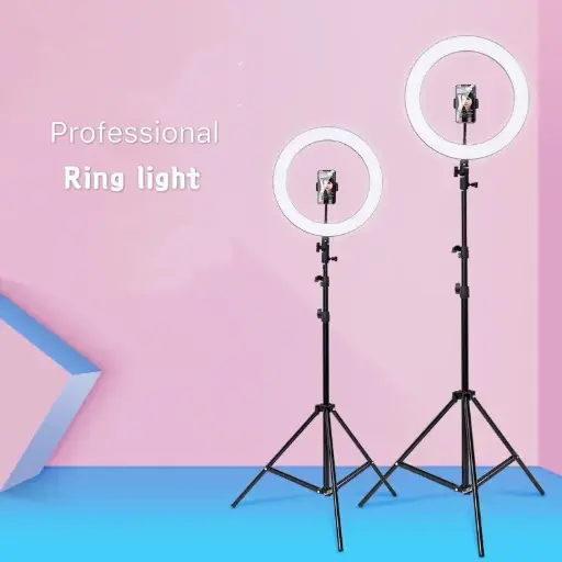 Ring Light & Tripod SET for Studio-YouTuber-TikToker (10 Inch, 3color)