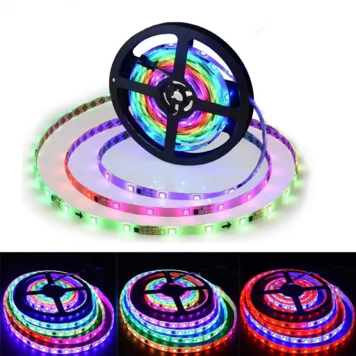 Running RGB LED Strip Light USB 5m (App, Remote, Music, Button Control)
