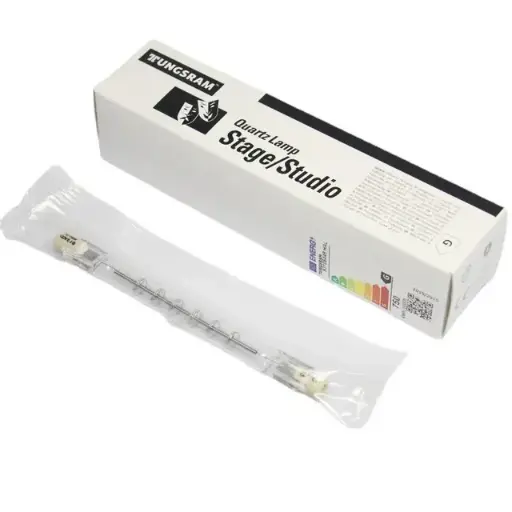 Tungsram Quartz Lamp EJG Q750W T34CL 120V 3200K Hungary