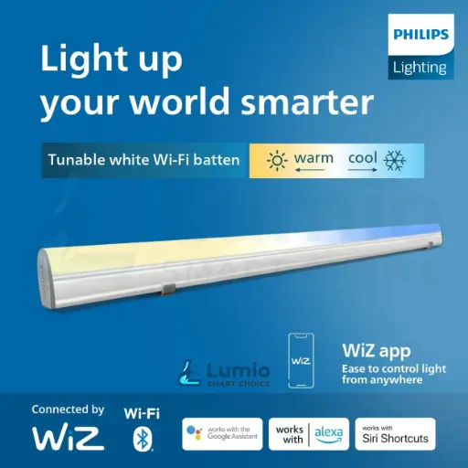 [WiFi Batten] Philips Smart Wi-Fi Batten 24w 2600lm (WhiteTun)